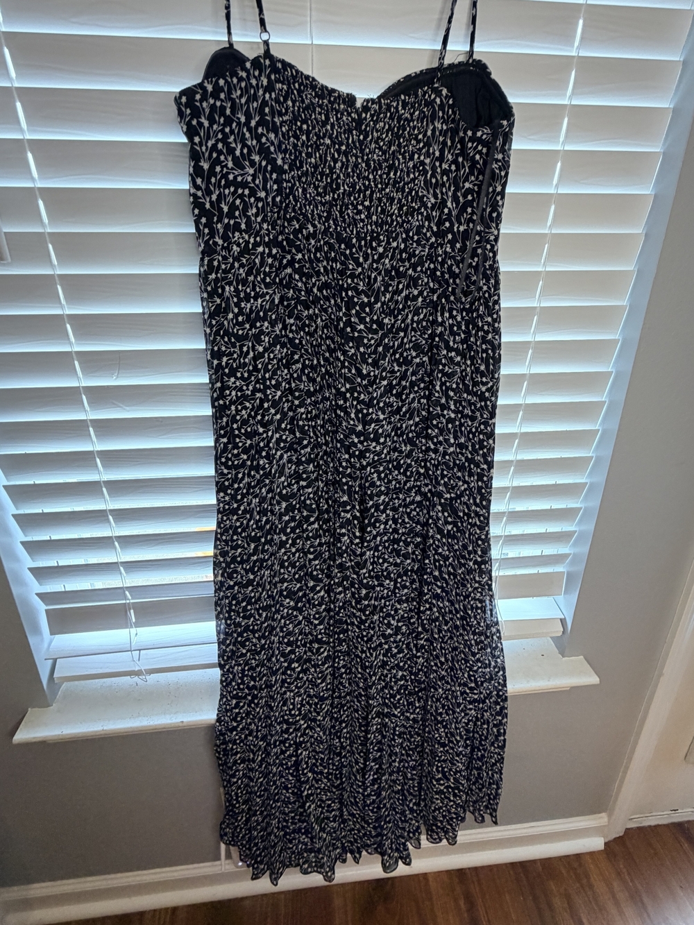 Petal & Pup Achanti Black and White Spotted Maxi Dress - Picture 3 of 6